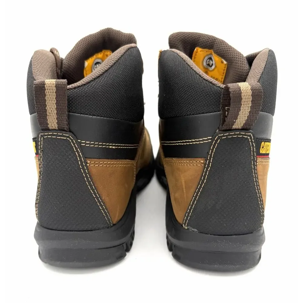 Caterpillar Threshold WP Soft Toe Boots Real Brown P74128 Mens Size 9.5 M NIB